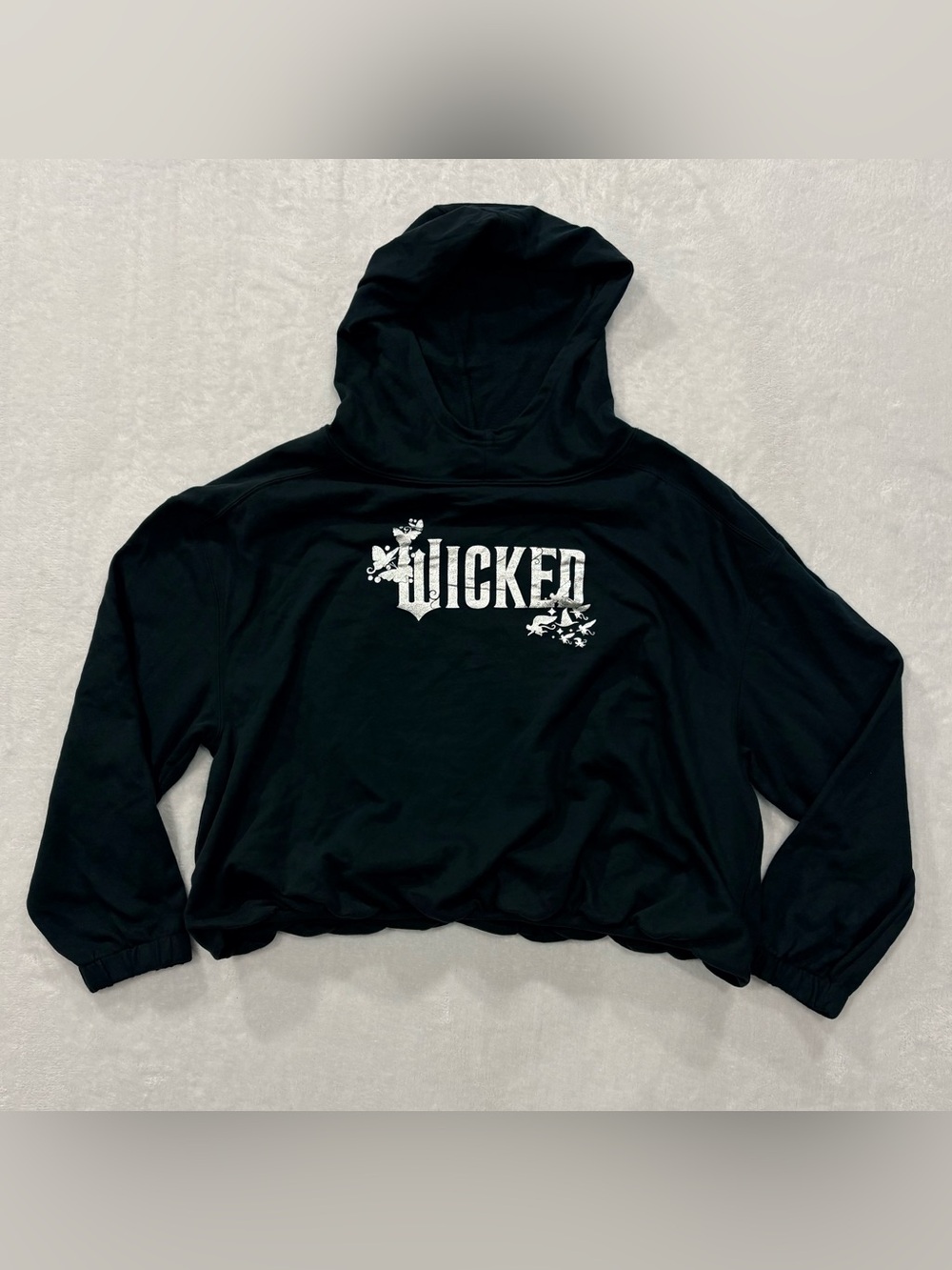 Wicked from Paul Tazewell Black w/ Silver Logo Sweatshirt Hoodie Women’s Size M